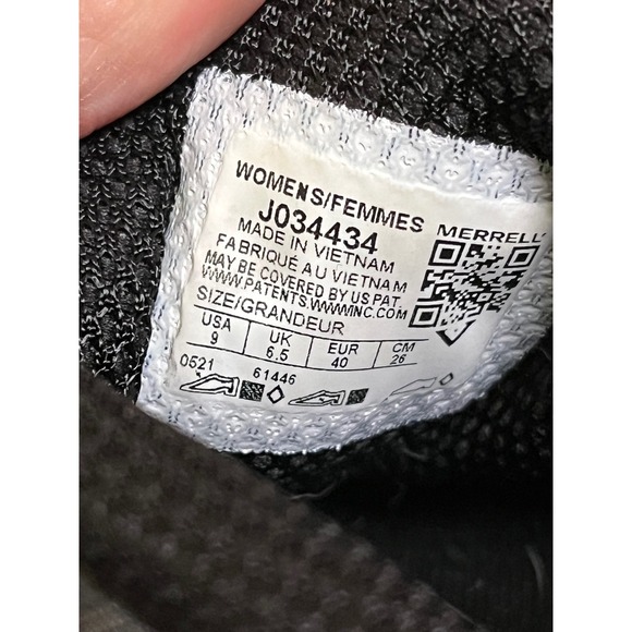 Merrell Women's J034434 Hiking Trail Running Shoes Blue Size 9 Vibram Sole - Picture 2 of 10